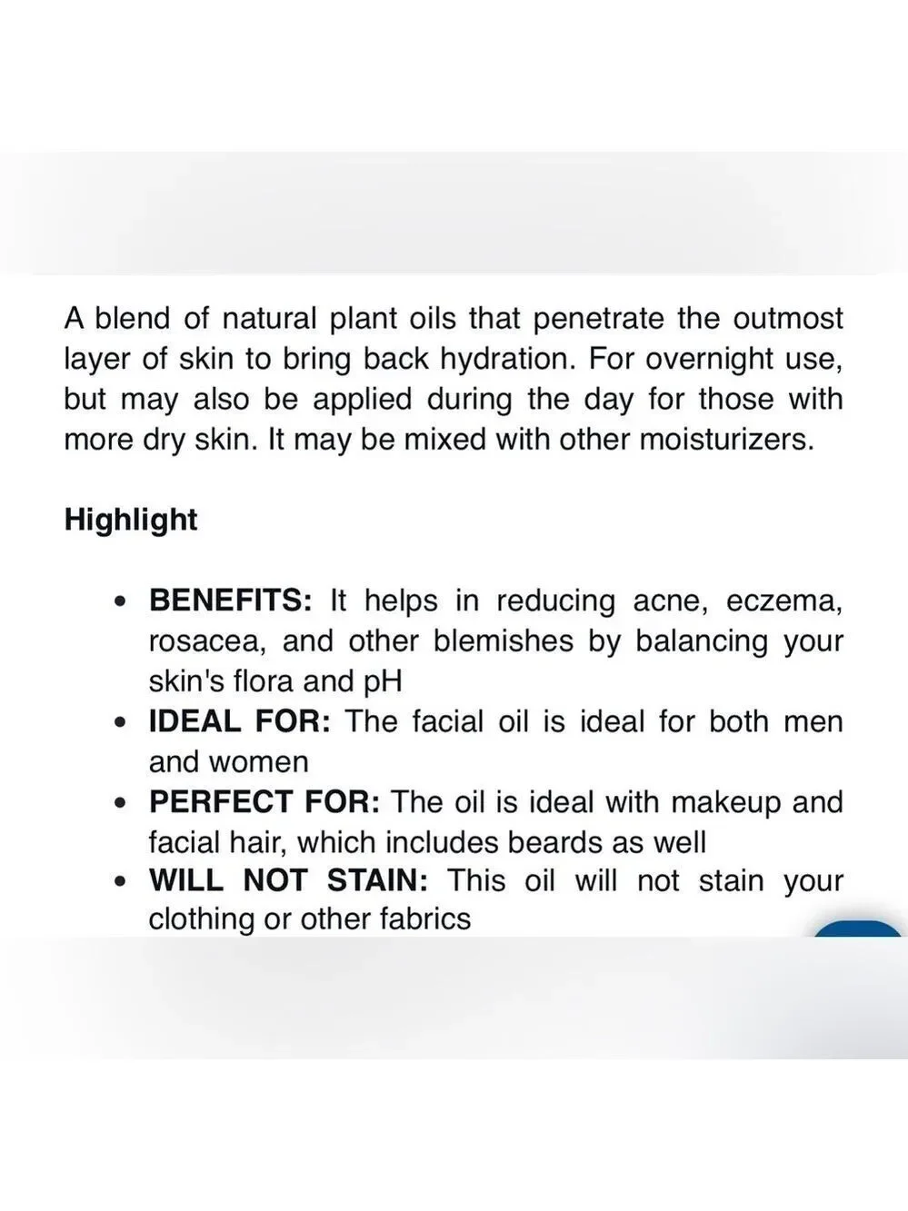 Raeka Nightly Facial Oil